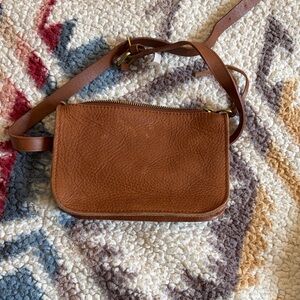 Women’s Tan Leather Belt Bag - Classic Everyday Style